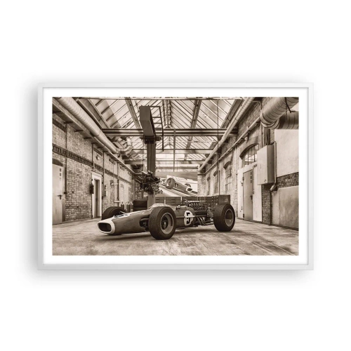 Poszter fekete keretben - A győztes pihenője - 91x61 cm