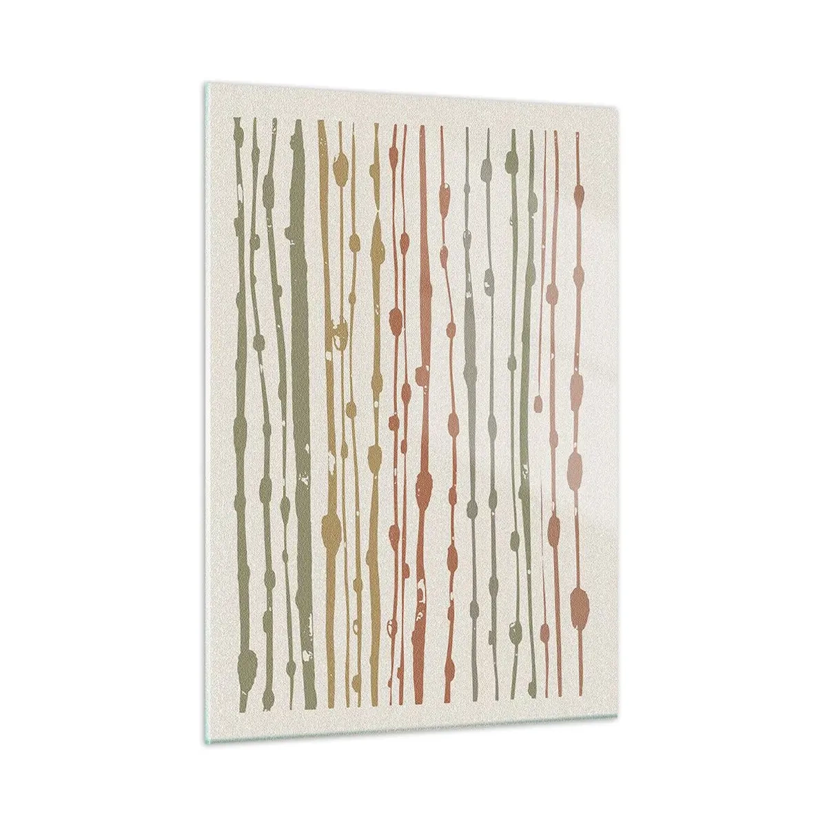 Üveg kép - Zenei színjegyzetelés - 50x70 cm