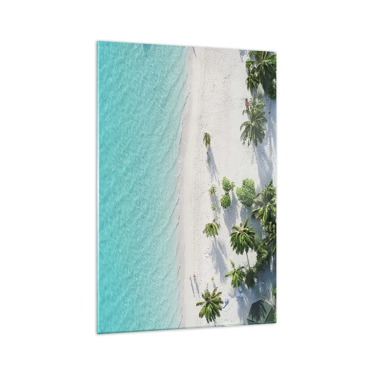 Üveg kép - Nyaralás a paradicsomban - 70x100 cm