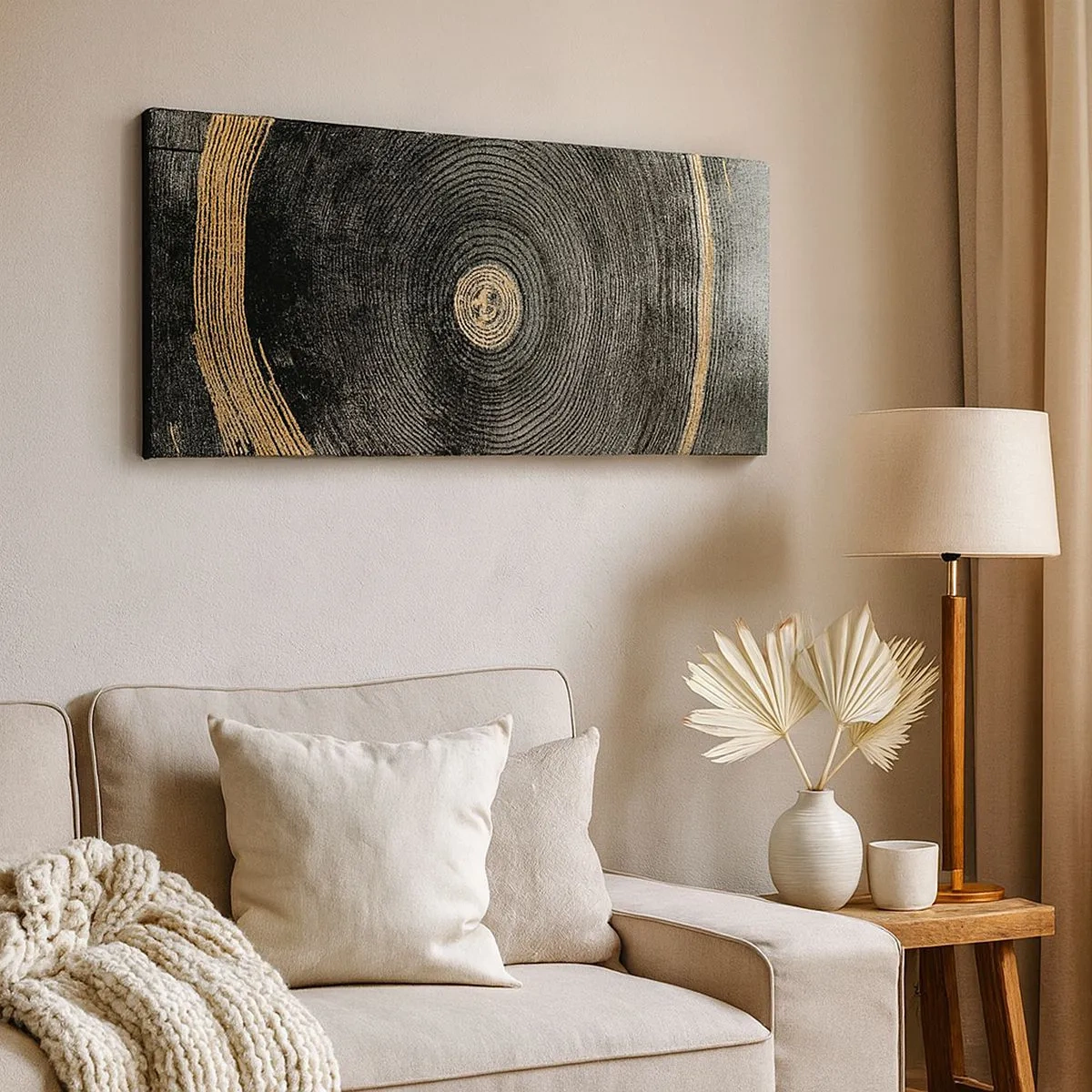 Vászonkép - Változás és időtartam - 100x40 cm