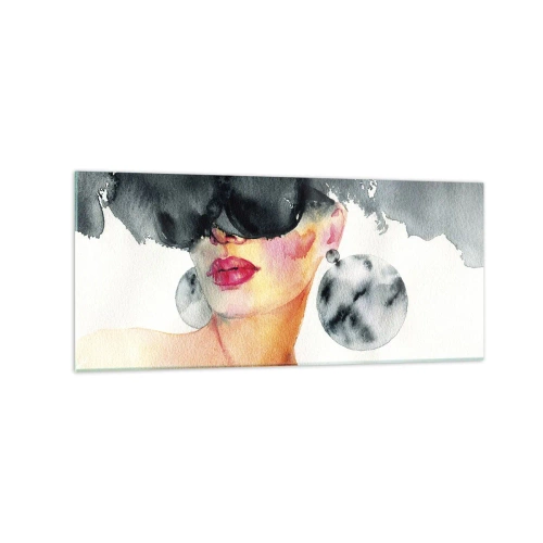 Üveg kép - Az elegancia titka - 120x50 cm