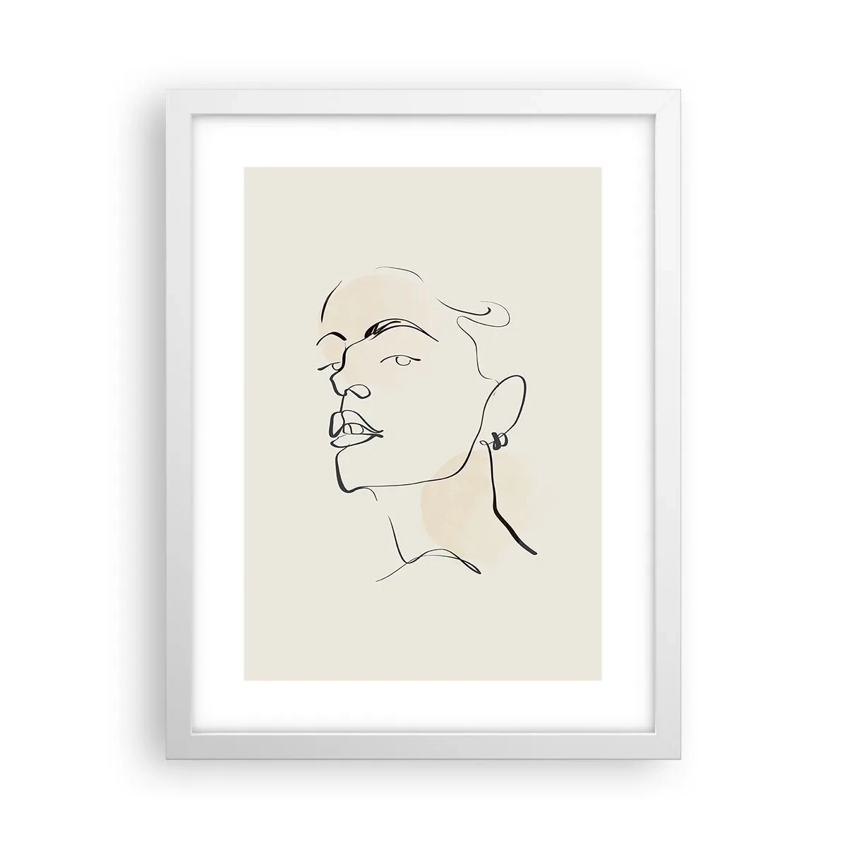 Poszter fekete keretben - Büszke tekintet - 30x40 cm