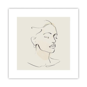 Poszter - Bizonyos vonallal - 30x30 cm