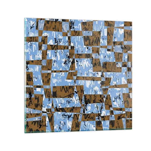 Üveg kép - Nem népies kivágás - 60x60 cm