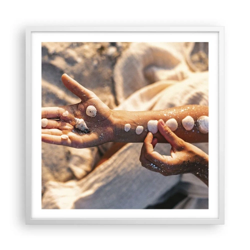 Poszter fekete keretben - Szépség egy karnyújtásnyira - 60x60 cm