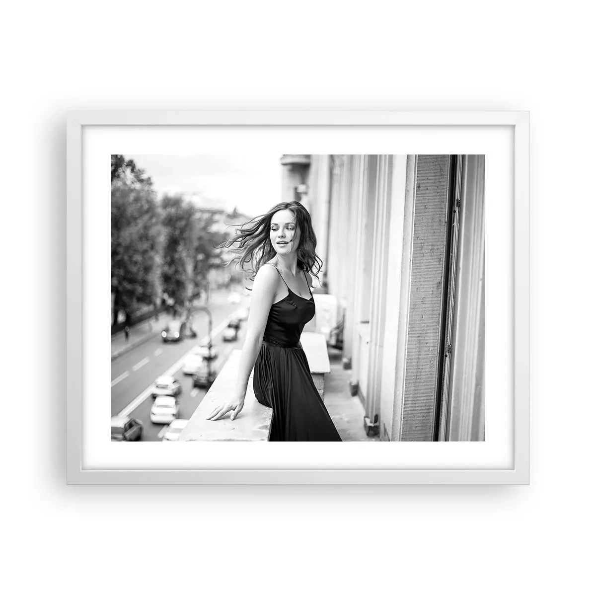 Poszter fekete keretben - Biztosan párizsi - 50x40 cm