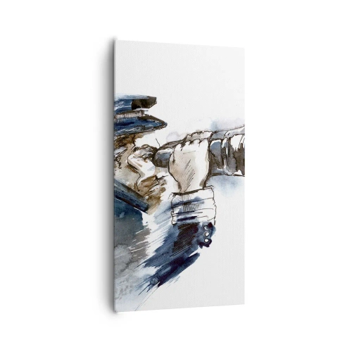 Vászonkép - Tíz a Beaufort-skálán! - 65x120 cm