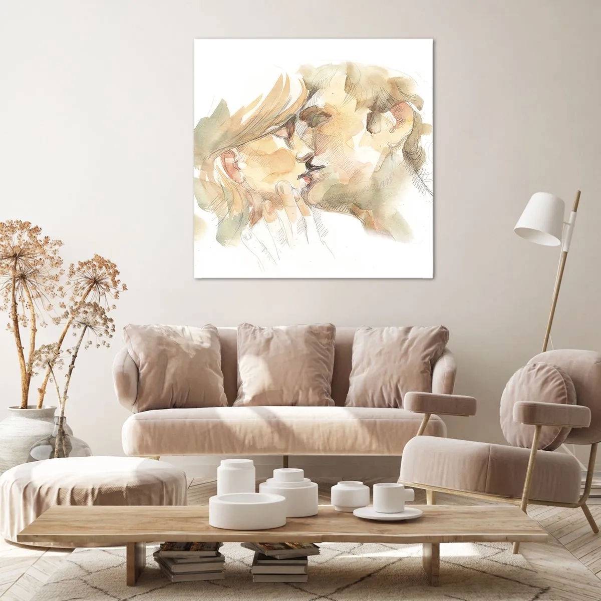 Vászonkép - Meglelt másik fél? - 60x60 cm