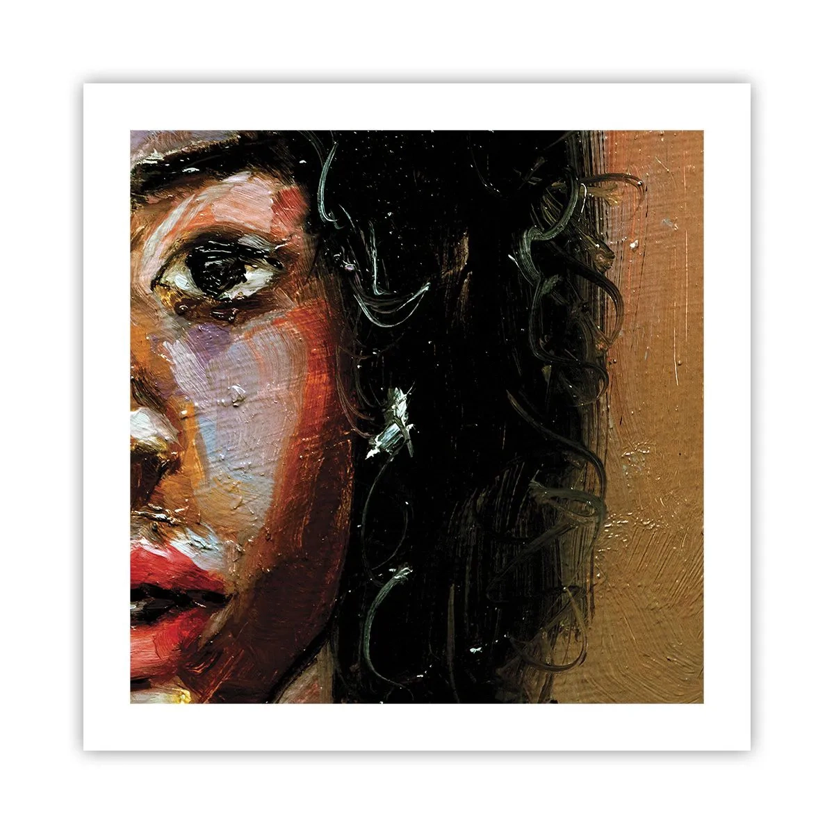 Poszter - Fekete és fény - 50x50 cm