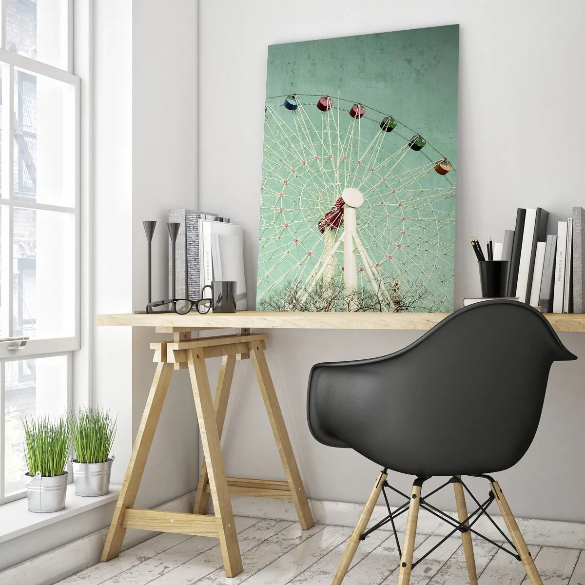 Üveg kép - Gyere játszani - 50x70 cm
