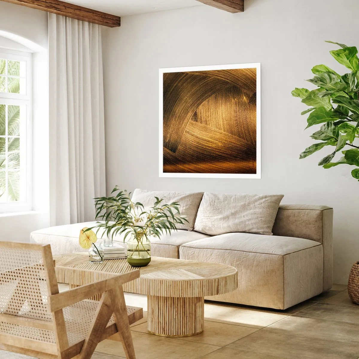Poszter - Egy arany labirintusban - 40x40 cm