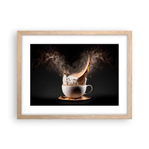 Poszter világos tölgy keretben -  Ízrobbanás - 40x30 cm