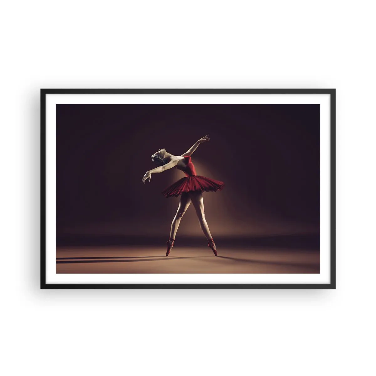 Poszter fehér keretben - Egy prima balerina - 91x61 cm