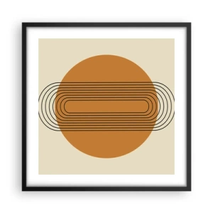 Poszter fehér keretben - Tökéletes terv - 50x50 cm