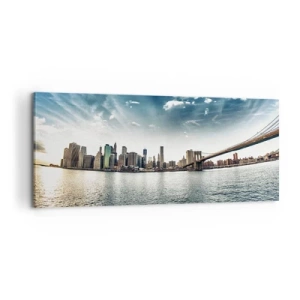 Vászonkép - Az üvegsziget - 100x40 cm