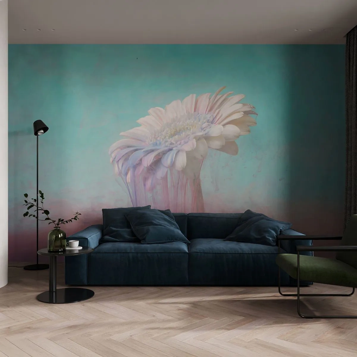 Fotótapéta Standard Eco - A virág alvilág - Absztrakció, Virág, Darab - 200x140 cm