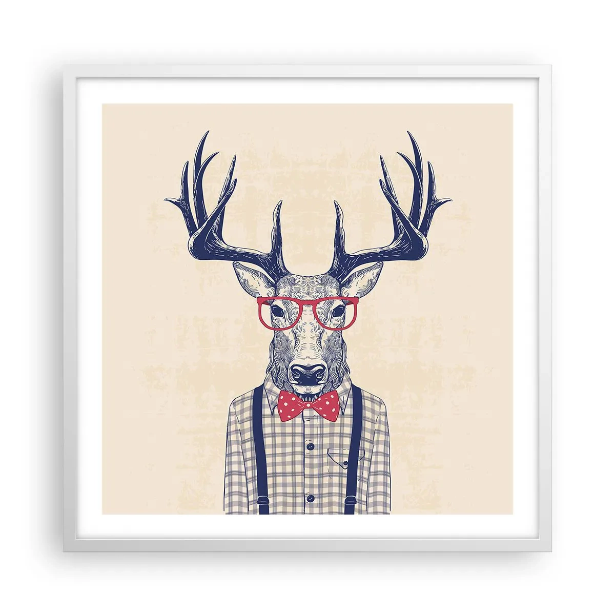 Poszter fekete keretben - Mókás extravagancia - 60x60 cm