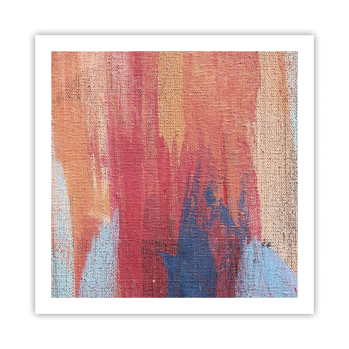 Poszter - Szivárványon kiúszva - 60x60 cm