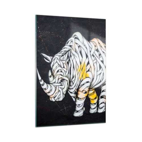 Üveg kép - A vastag bőr egy mítosz - 50x70 cm