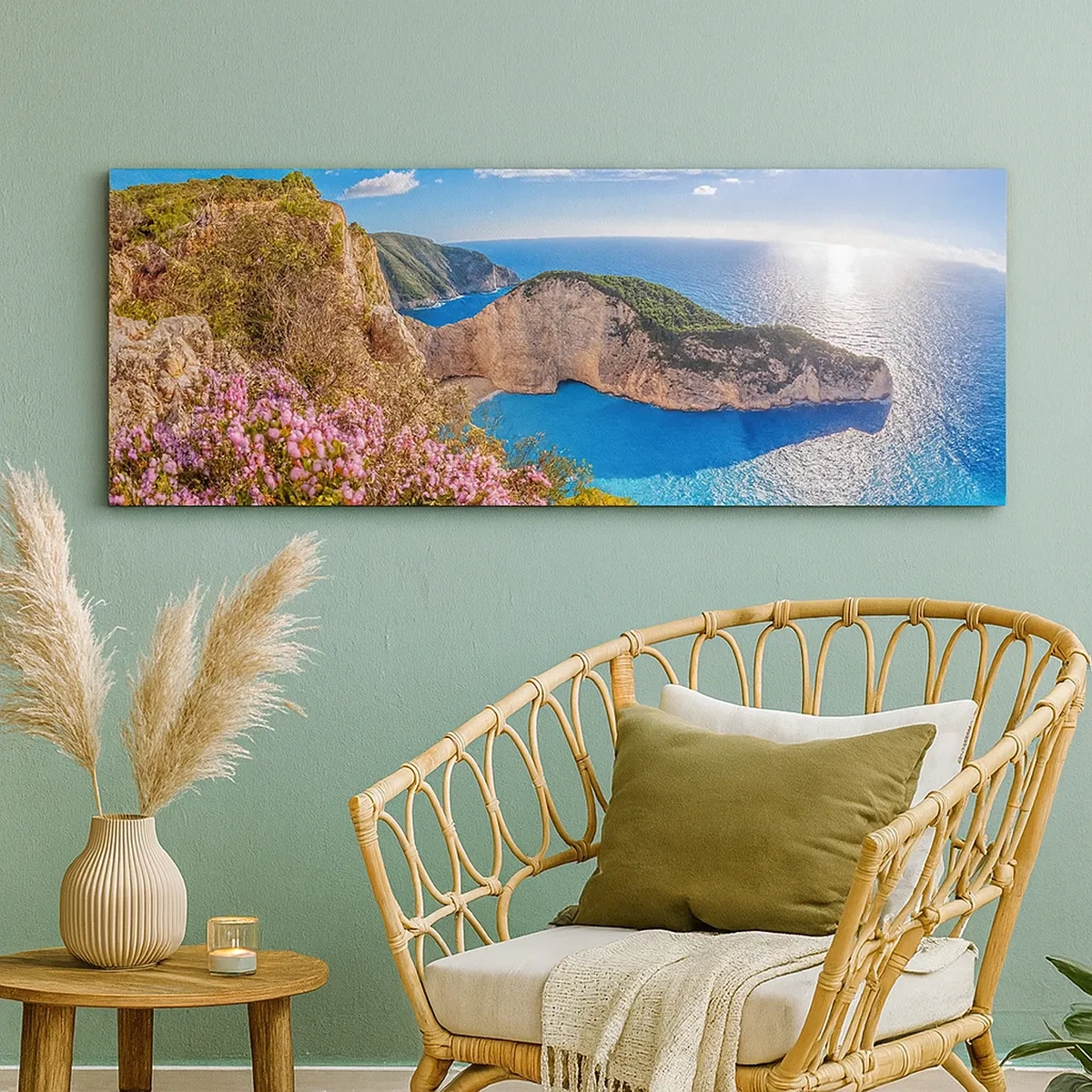 Vászonkép - Nagyszerű görög nyaralásom - 30x30 cm