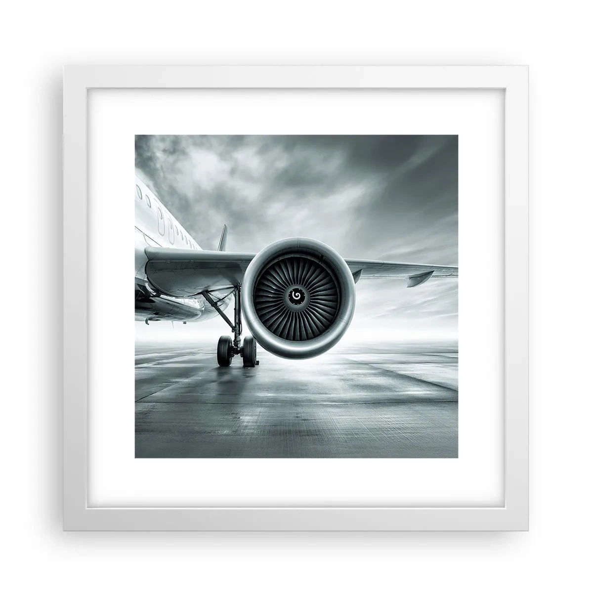 Poszter fekete keretben - Van erő! - 30x30 cm