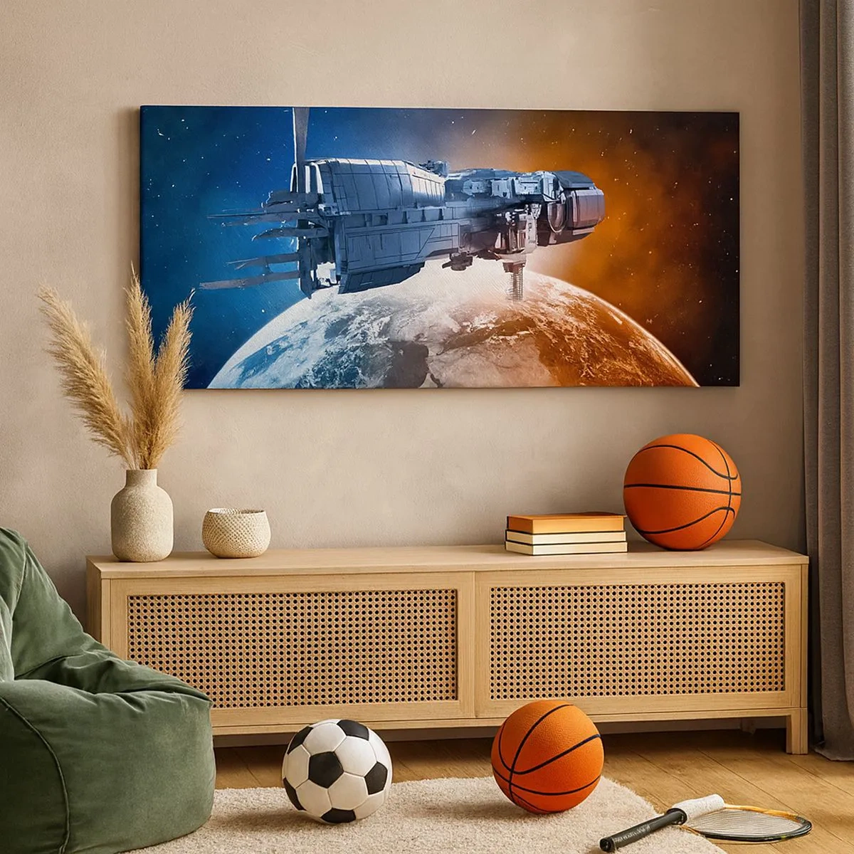 Vászonkép - Óvatos megfigyelő - 100x40 cm