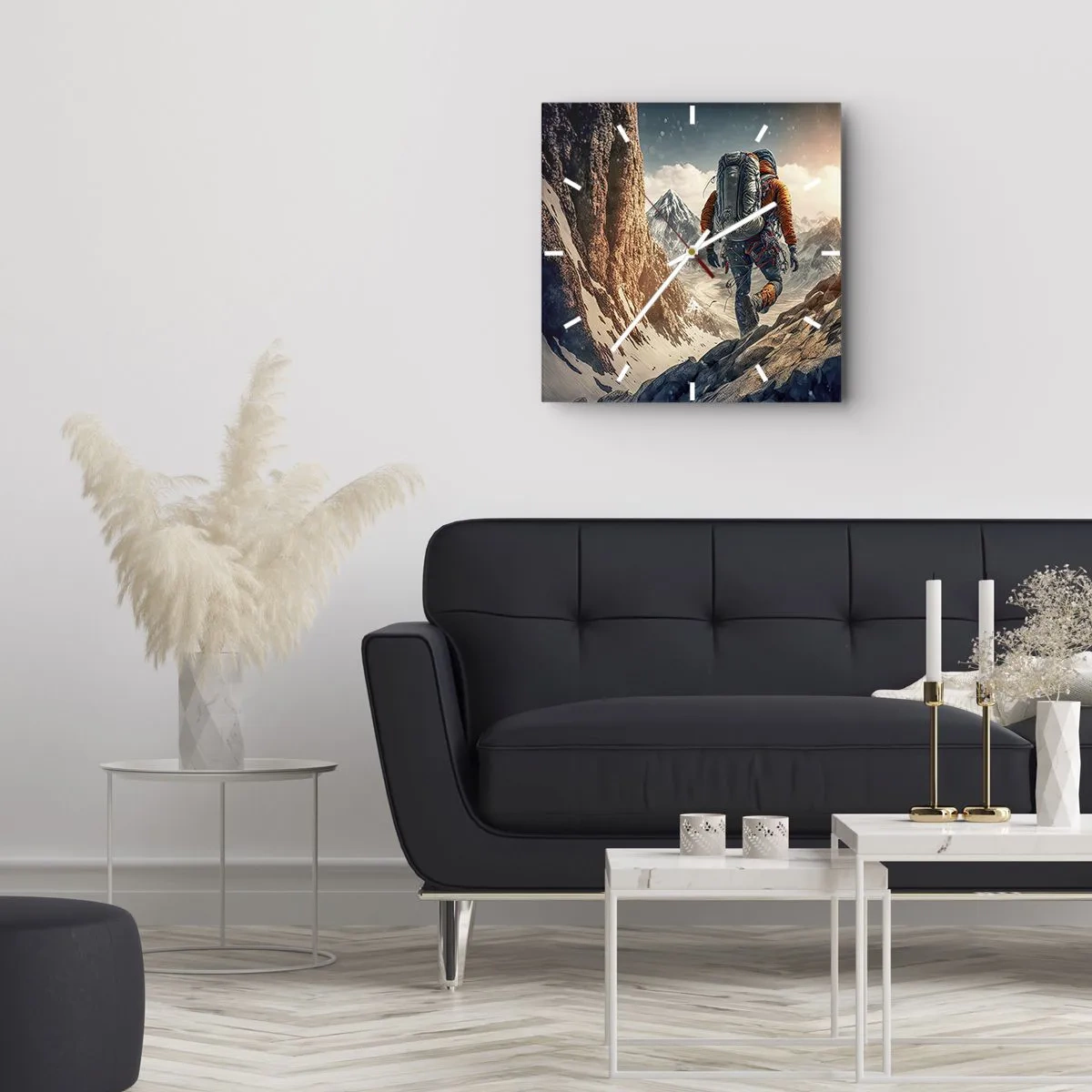 Falióra, Óra - Magányos harcos - 40x40 cm