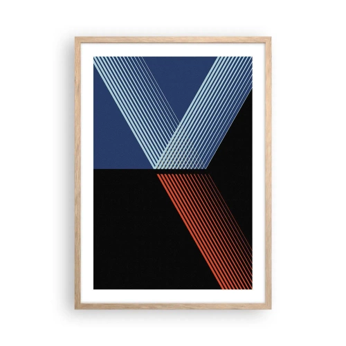 Poszter világos tölgy keretben - Egyszerű történet - 50x70 cm