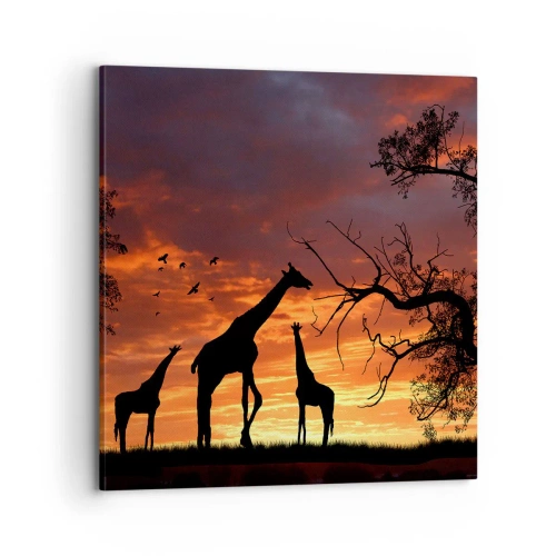 Vászonkép - Egy kis vacsora szeretteivel - 70x70 cm