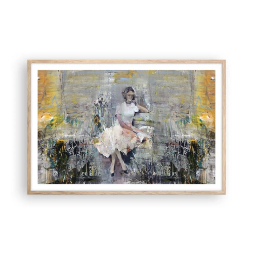 Poszter világos tölgy keretben - Klasszikus és modern - 91x61 cm