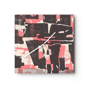 Falióra, Óra - Minden nyüzsgés és nyüzsgés - 30x30 cm