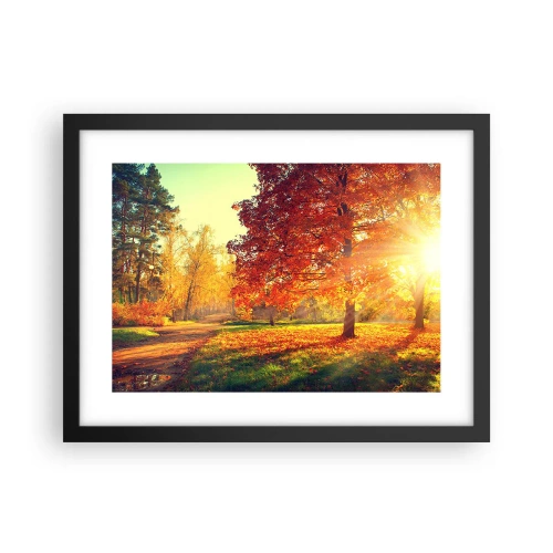 Poszter fehér keretben - A vörös gyönyörű - 40x30 cm