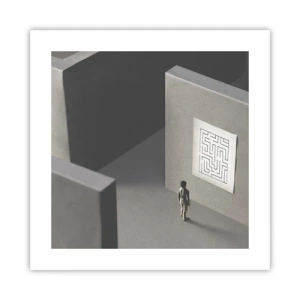 Poszter - De én hol vagyok? - 40x40 cm