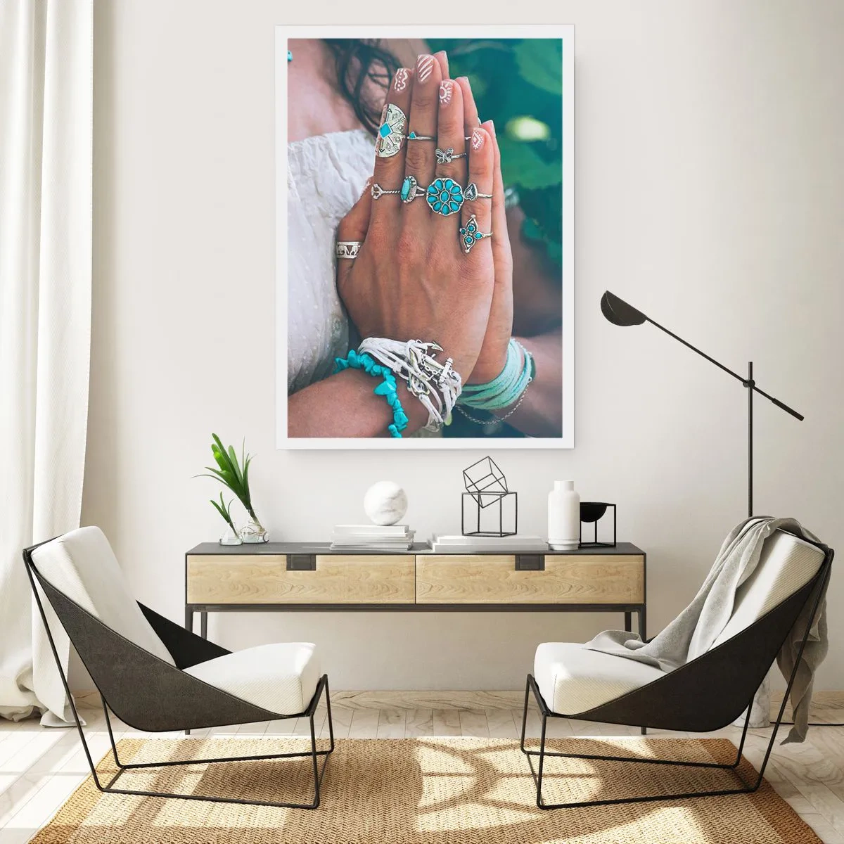 Poszter - Üdvözöljük a lét középpontjában - 50x70 cm