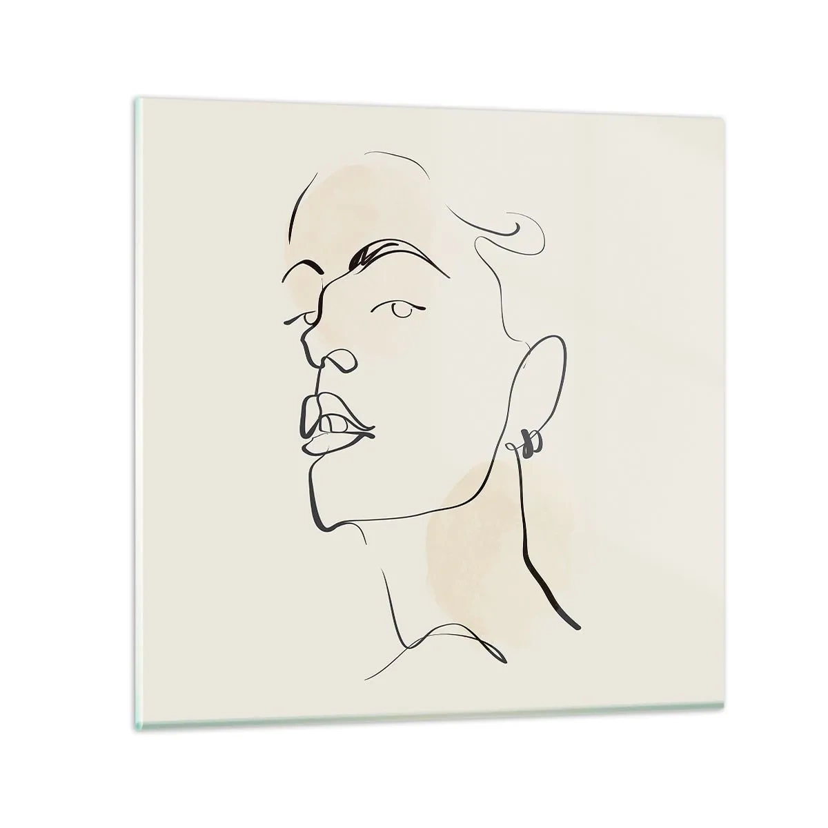 Üveg kép - Büszke tekintet - 70x70 cm