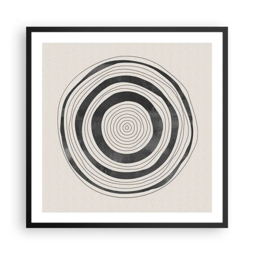 Poszter fehér keretben - Az a fontos, ami a kettő között van. - 60x60 cm