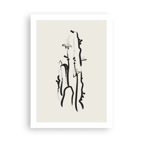 Poszter - Virágzó gyógynövény - 50x70 cm