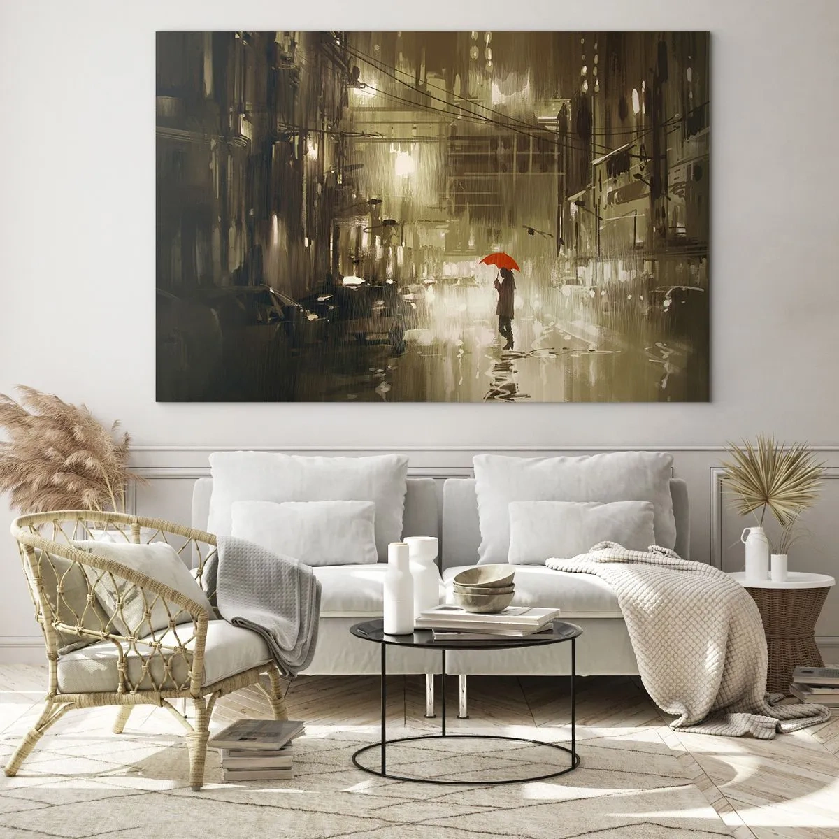 Üveg kép - Egyedül, de nem magányosan - 120x80 cm