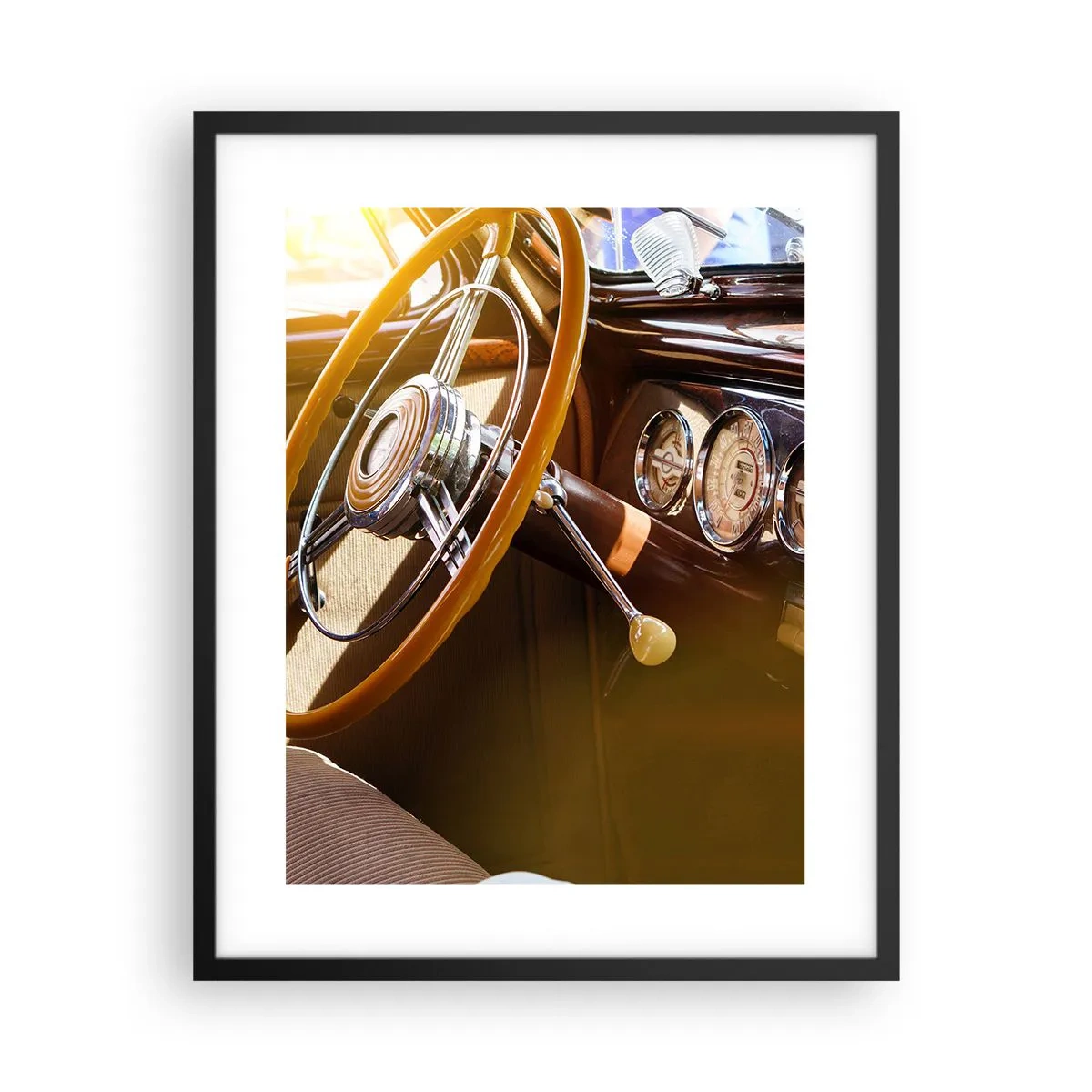 Poszter fehér keretben - Múlt luxusnak a fuvallata - 40x50 cm