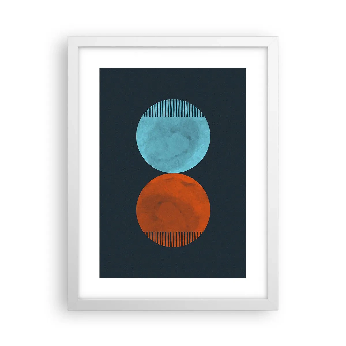 Poszter fekete keretben - Csak a geometria? - 30x40 cm