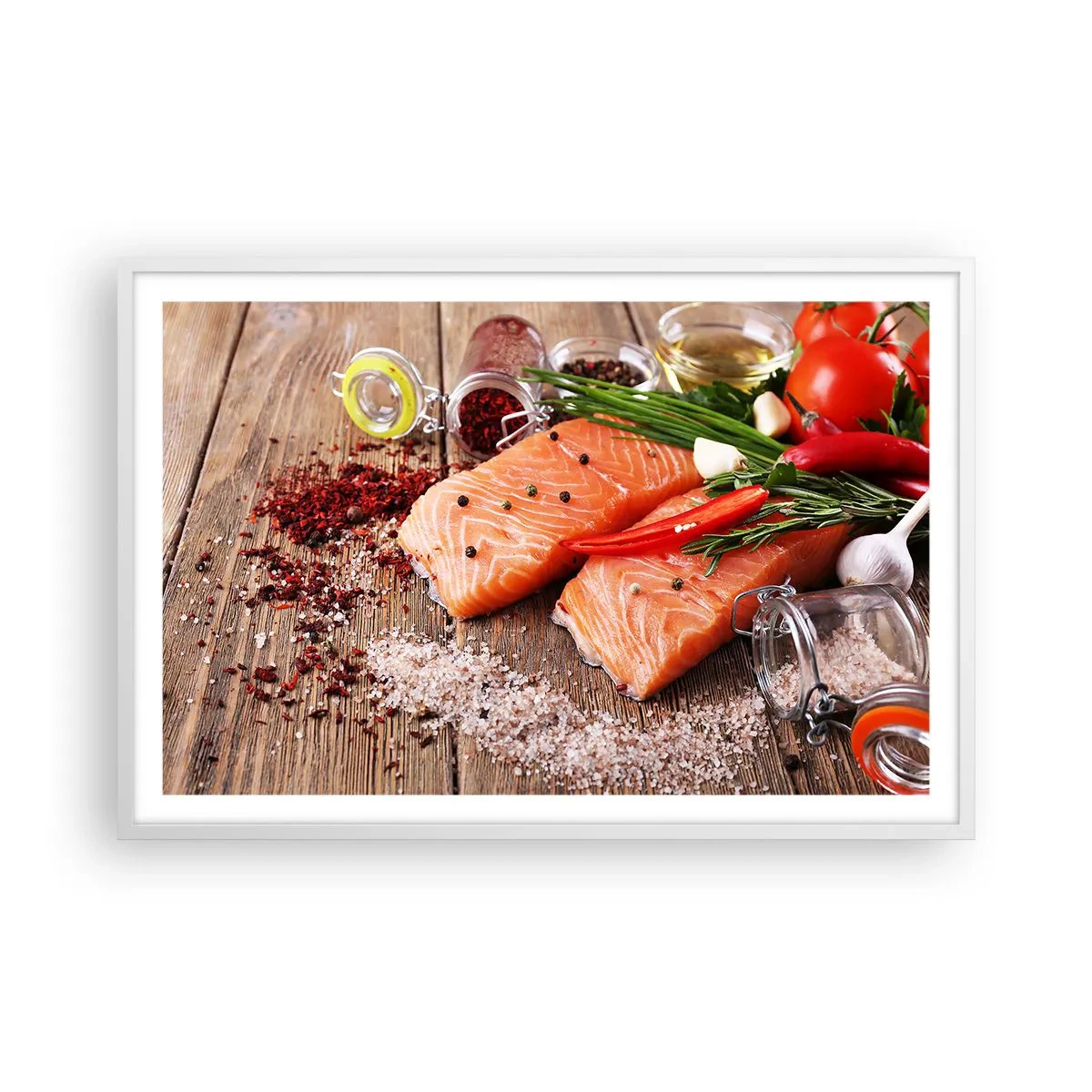 Poszter fekete keretben - Norvég kaland a konyhában - 91x61 cm