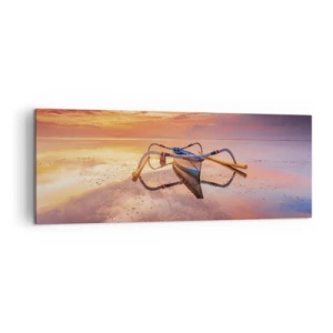 Vászonkép - Egy trópusi este nyugalma - 140x50 cm