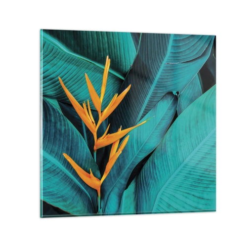 Üveg kép - Éden virága - 50x50 cm