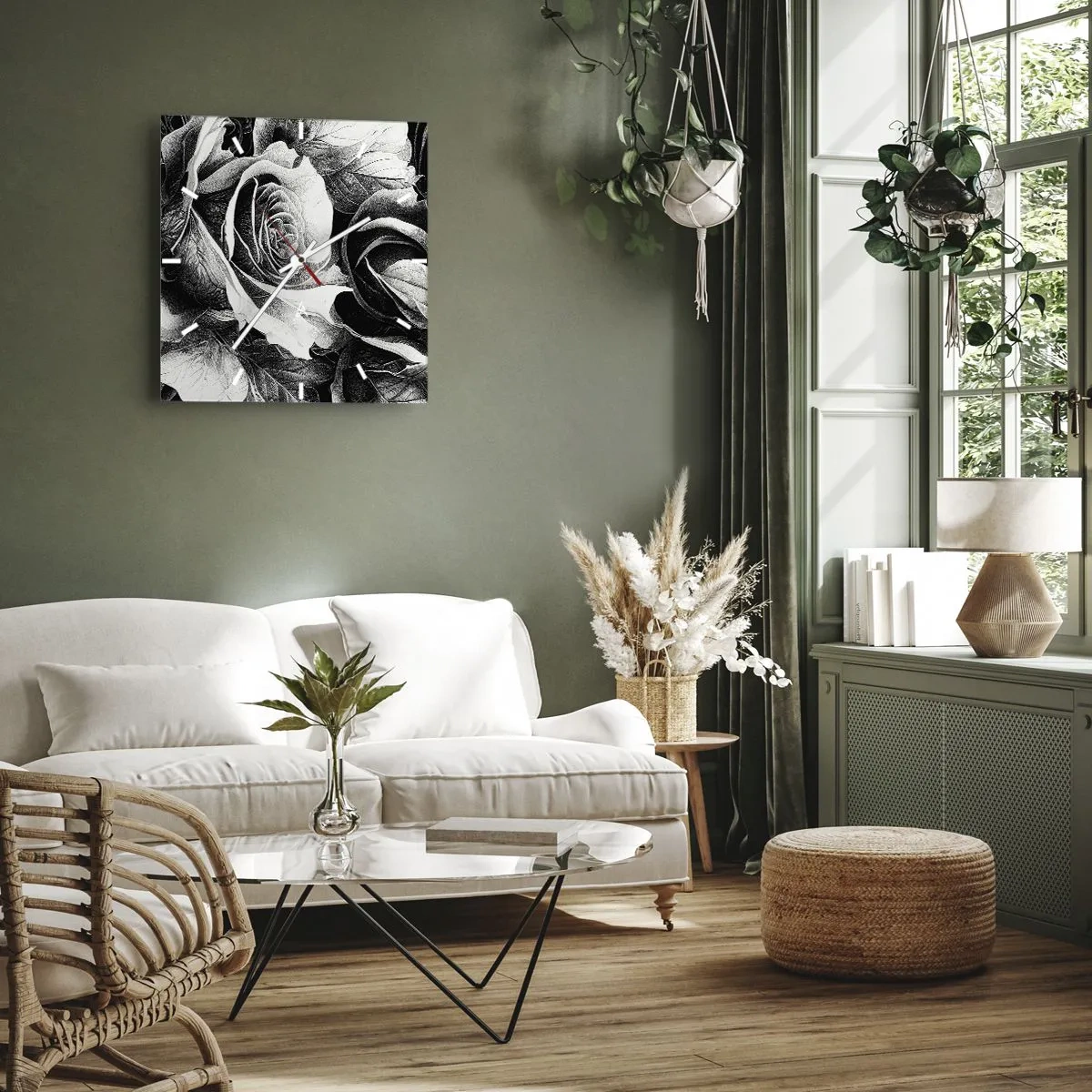 Falióra, Óra - Mindig a királynő - 30x30 cm