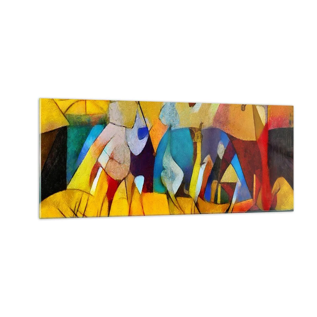 Üveg kép - Nap - élet - boldogság - 100x40 cm