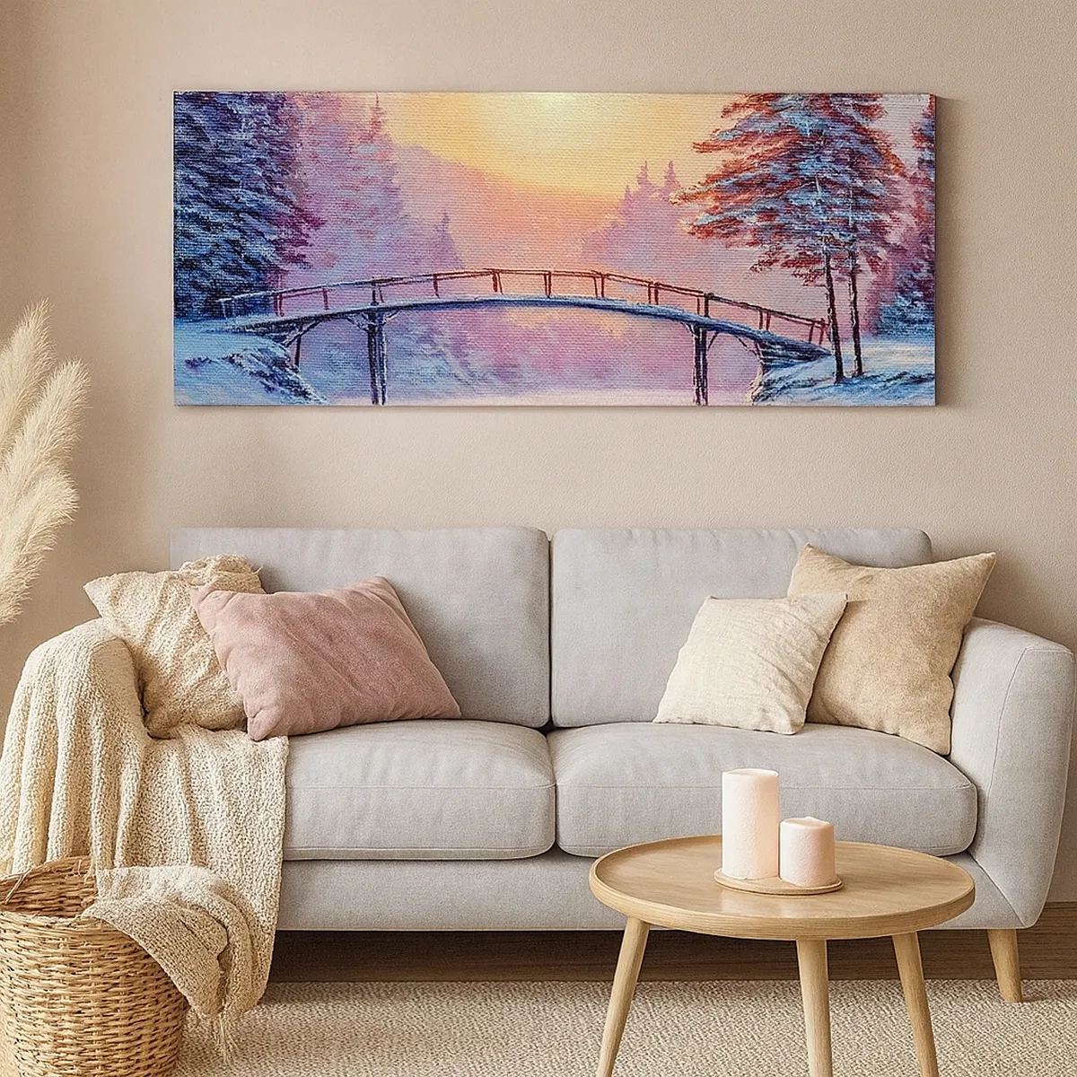 Vászonkép - Négy évszak - tél - 30x30 cm