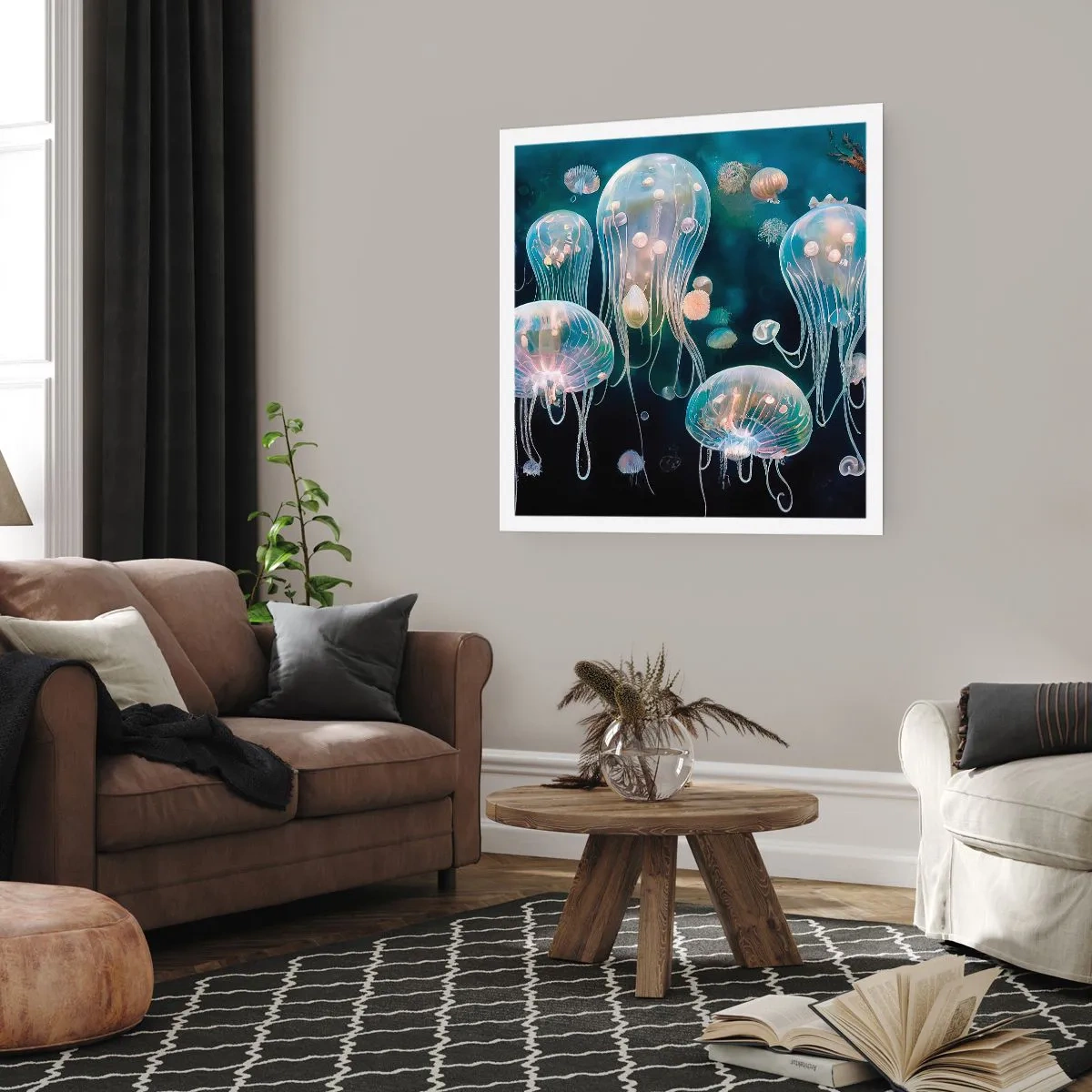 Poszter - Víz alatti bál - 50x50 cm