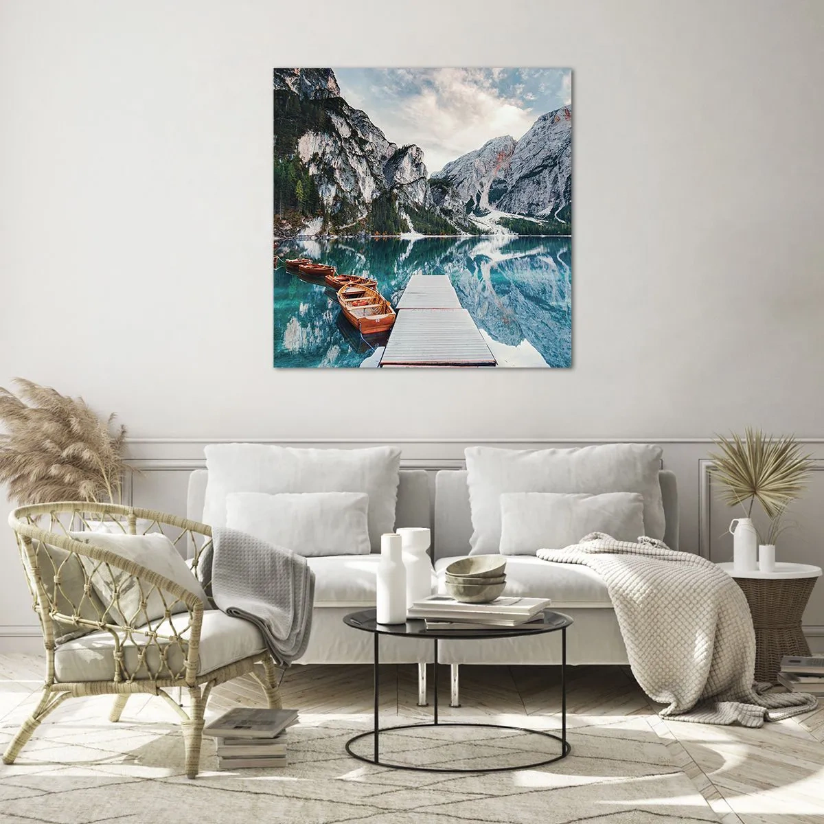 Üveg kép - Megmutatjuk a szépséget - 40x40 cm