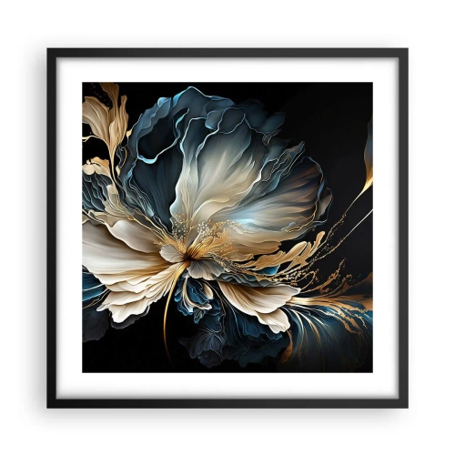 Poszter fehér keretben - Mesebeli páfrányvirág - 50x50 cm
