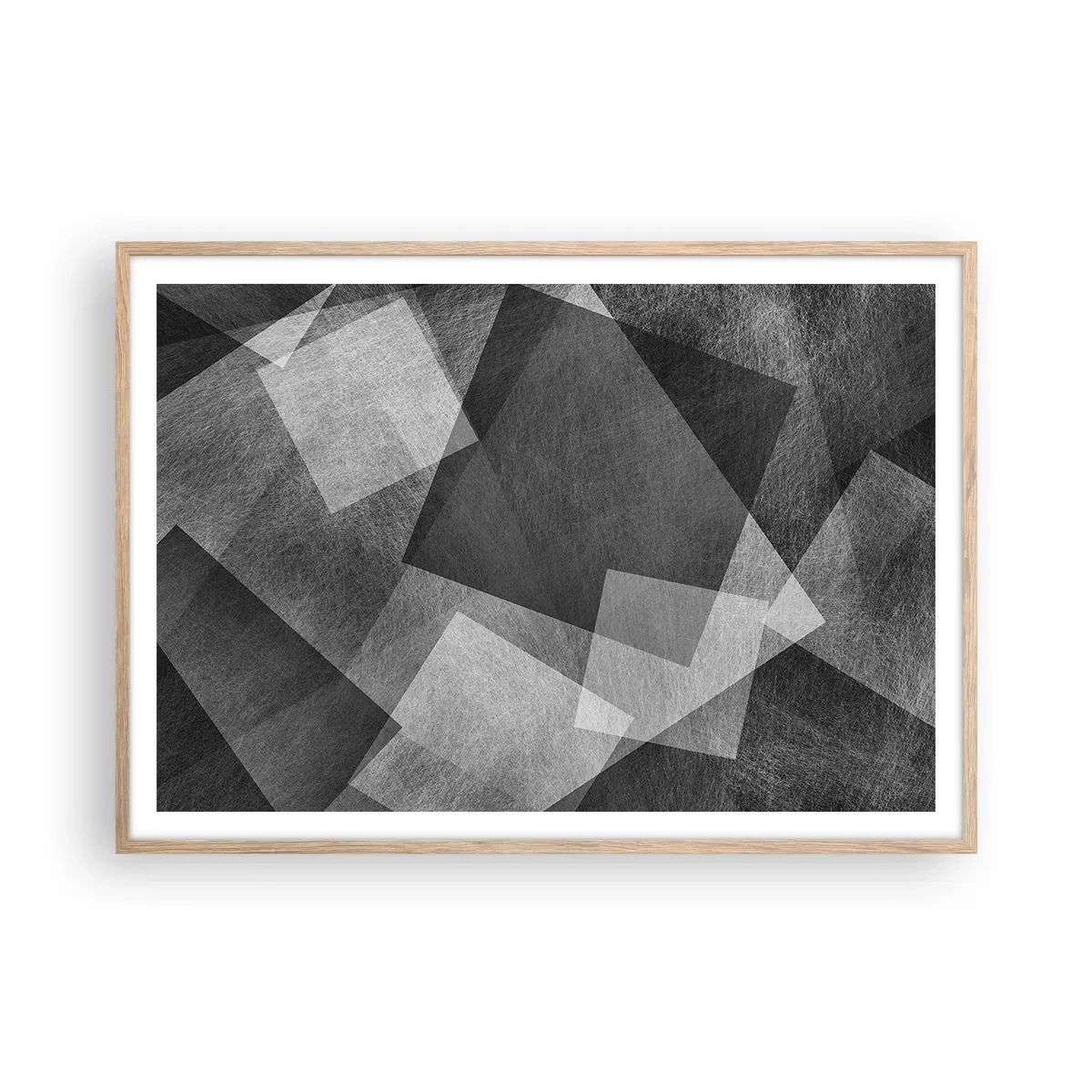 Poszter világos tölgy keretben - A tartósság és a rend örök szimbóluma - 100x70 cm